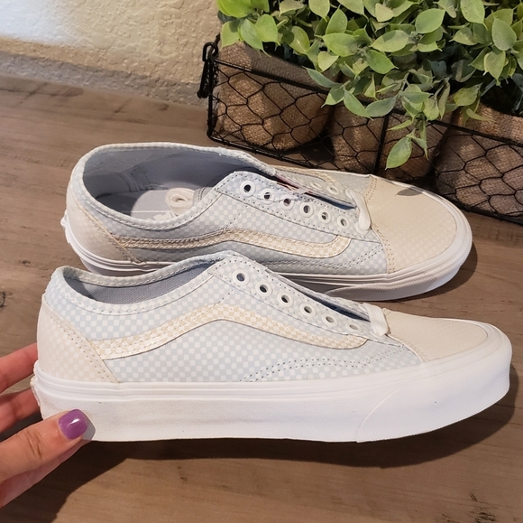 Vans Old Skool Pastel Checkerboard Sneaker NEW - Picture 1 of 9